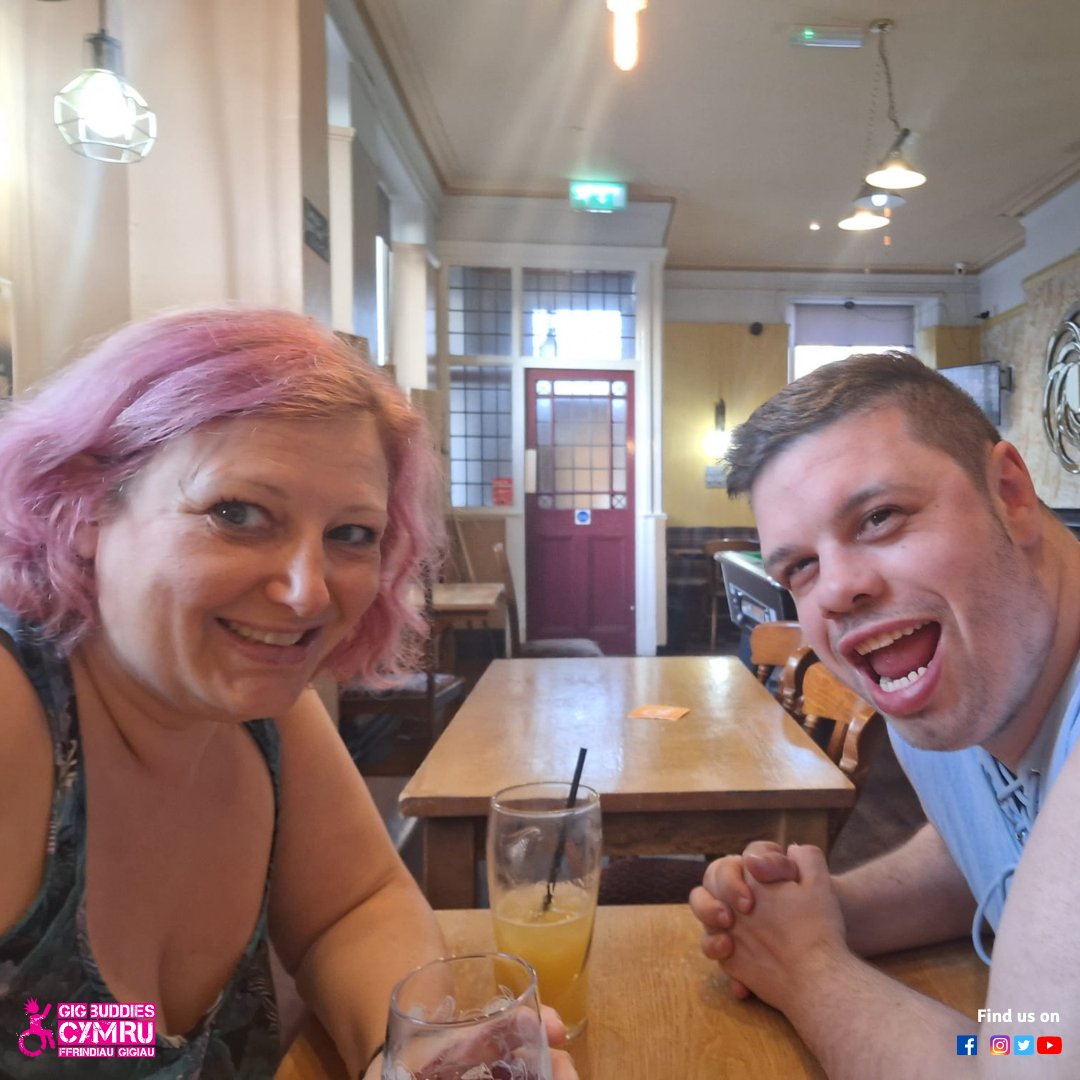 Gwynedd Gig Buddies Cathy and Harry sent us this photo from their latest catch-up over drinks at The Whitehall in Tywyn. We hope you both had a great time.