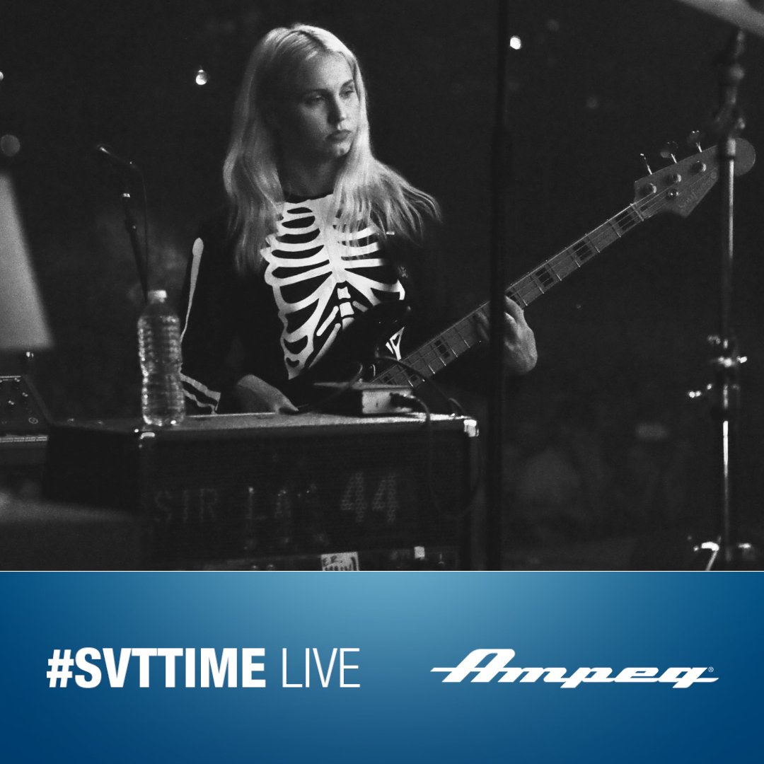 Ampeg artist Emily Retsas will be the special guest on #SVTTime Live today! Tune in to the Ampeg YouTube channel at 11 am PST / 1 pm CT / 2 pm ET / 7 pm BST here: bit.ly/3JZ7i3l