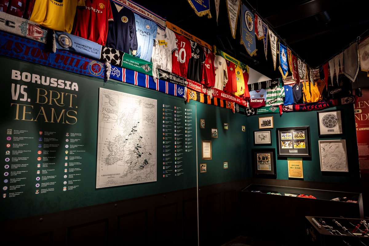 In #Germany for the Euros? Got a spare afternoon? Take a short trip to #Mönchengladbach for 'Borussia und die Briten' - a new exhibition at BorussiaPark, celebrating historic ties between the Foals and 🇬🇧 football clubs and some memorable European ties @borussia #Freundship