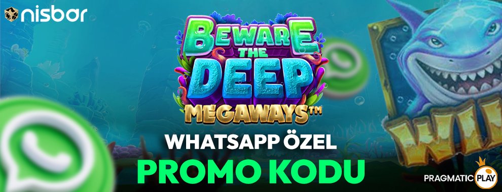 🌊 Beware The Deep Megaways ile Büyük Kazanma Şansı! 50 Kişiye Özel 25 Freespin 🎰💸

Pragmatic Play'in popüler oyunu Beware The Deep Megaways'de WhatsApp kanalımıza özel 50 kişiye 25 Freespin hediye ediyoruz! 🎁

✨Her bir spin değeri 2₺! 🤑

Kodlar Whatsapp kanalımızdan
