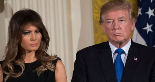 At his trial yesterday, Donald Trump listened to witness testimony by 'sitting back, closing his eyes and waiting for it to be over', a trick he picked up from Melania