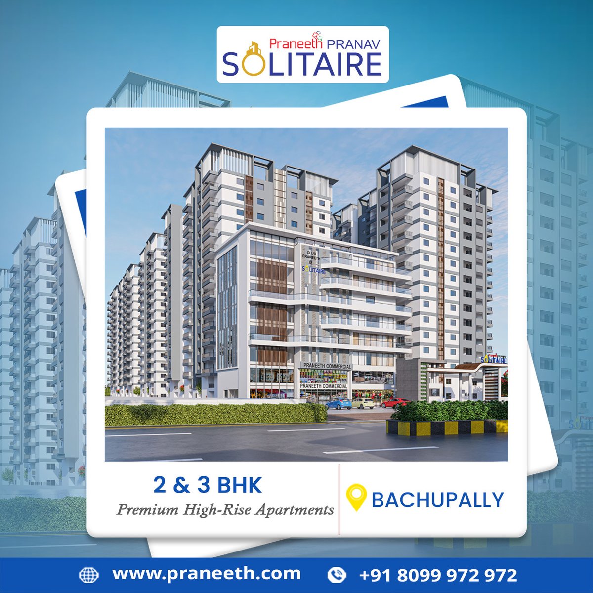 Discover the perfect harmony of style, comfort, and sophistication in our Praneeth Pranav Solitaire high-rise apartments.

🌐 : praneeth.com/solitaire
☎️ : +91 8099972972

#praneethgroup #praneethpranavsolitaire #luxuryapartments #2bhk #3bhk #luxuryapartmentsforsale