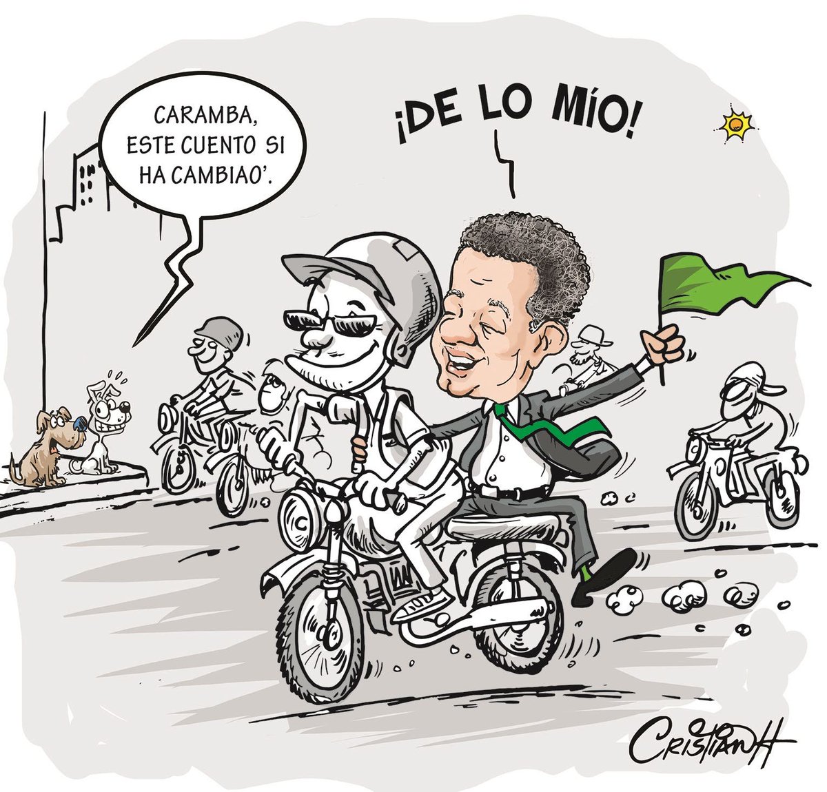 #Caricatura  
El carrusel de la vida
Por: @criscaricaturas 
#PeriódicoElDía #CaricaturaElDía 
Más en: eldia.com.do/el-carrusel-de…