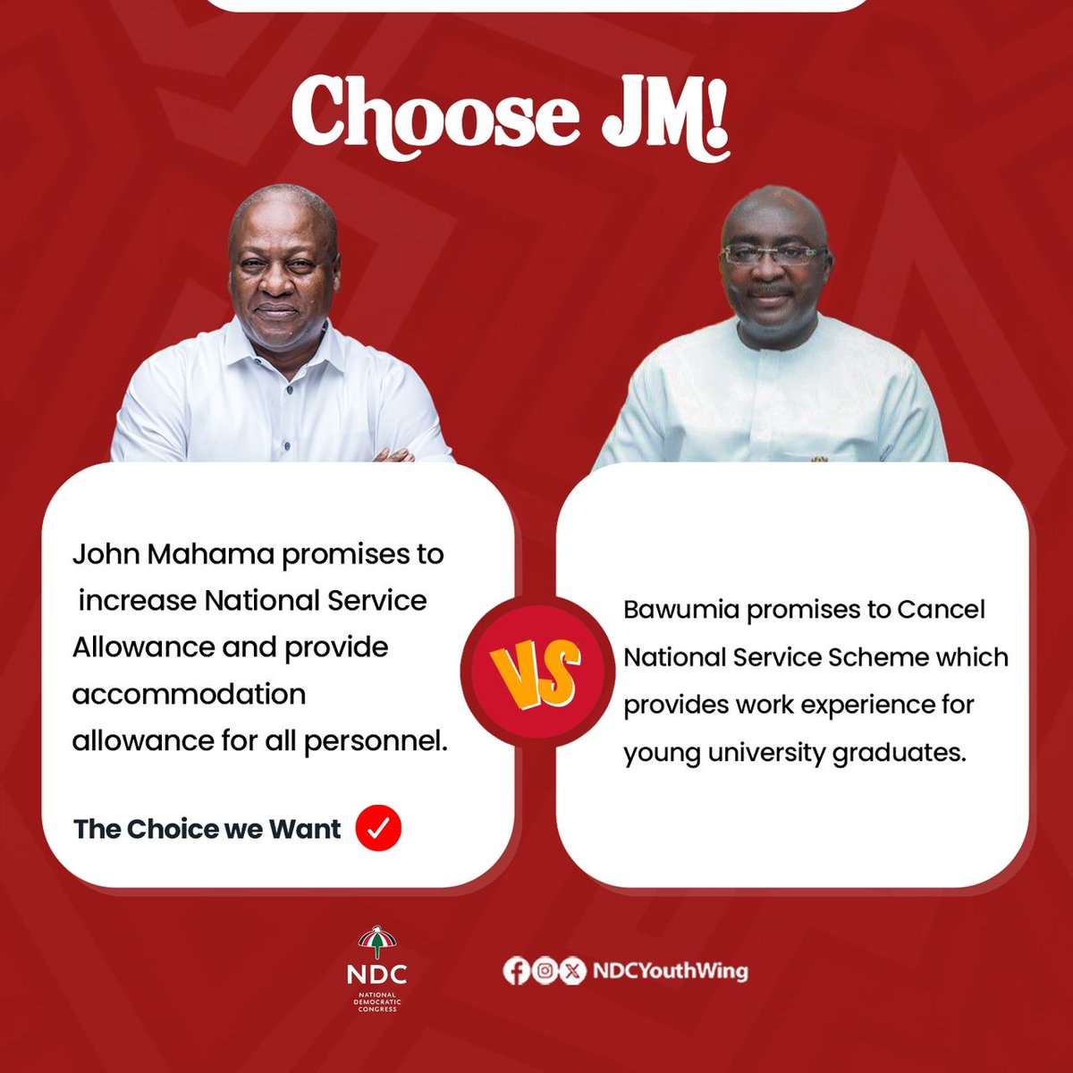 National Service Scheme is here to stay. Choose JM #ChangeIsComing