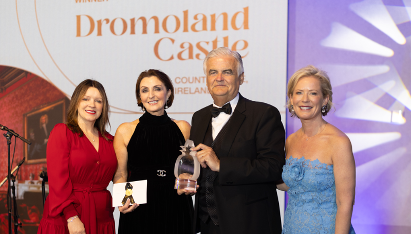 Congratulations! - Mark Nolan, Managing Director @dromolandcastle, receives Lifetime Achievement Award from @preferredhotels & Resorts 👏 hotelnews.ie/articles/2024/…