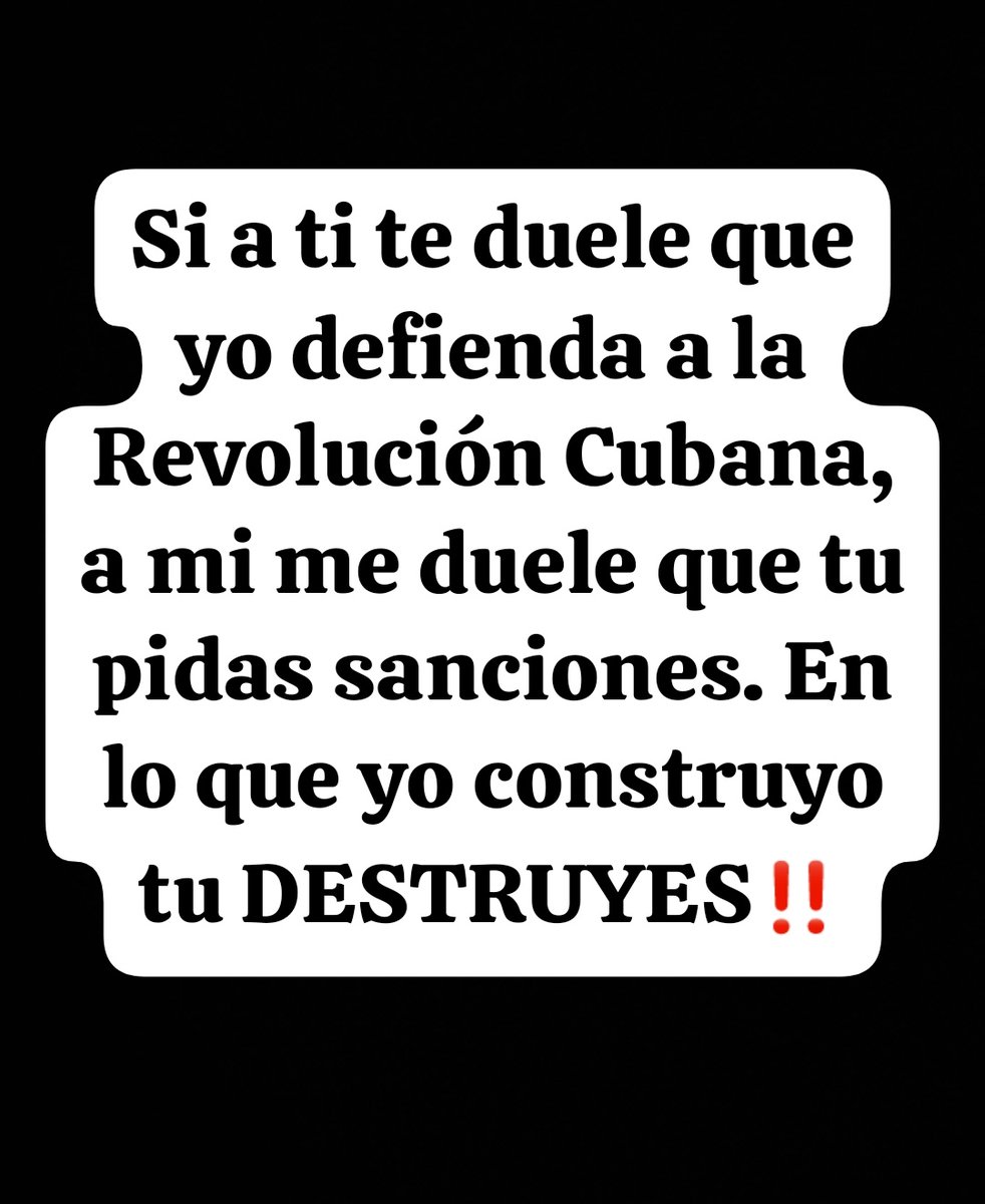 Un mensaje para todos aquellos que critican a esta #Revolucion que no descansa buscando solucion a los problemas que hoy enfrentamos 
#CubaPorLaRevolucionYElSosialim
#PorCubaJuntosCreamos
#GenteQueSuman 
#IzquierdaPinera #IzquierdaLatina 
#DeZurdaTeam #SentirPinero #CafeMartiano