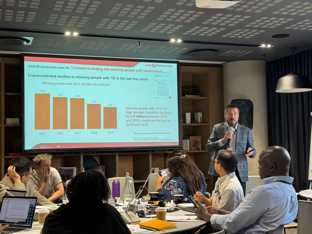 James Malar (@malarjames) on Twitter photo Happening now: <a href="/viorelsoltan/">Viorel Soltan</a> from <a href="/StopTB/">Stop TB Partnership</a> discussing the alignment and opportunities to further integrate #TB in pandemic preparedness but also the critical role TB communities must play going forward in <a href="/GlobalFund/">The Global Fund</a> Strategic Initiatives focusing on PPPR. #endtb Happening now: <a href="/viorelsoltan/">Viorel Soltan</a> from <a href="/StopTB/">Stop TB Partnership</a> discussing the alignment and opportunities to further integrate #TB in pandemic preparedness but also the critical role TB communities must play going forward in <a href="/GlobalFund/">The Global Fund</a> Strategic Initiatives focusing on PPPR. #endtb