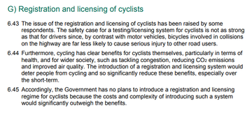 @FidelUK @THINKgovuk @APPGCW @Sustrans @roadcc @activetraveleng @WeAreCyclingUK @Wheels4Well @TfL @livingstreets @Mark_J_Harper @MayorofLondon @JeremyVineOn5 @BBCNews These are the results of a government review carried out in 2018. 6 years later nothing has changed: assets.publishing.service.gov.uk/media/5bf6a6bd…