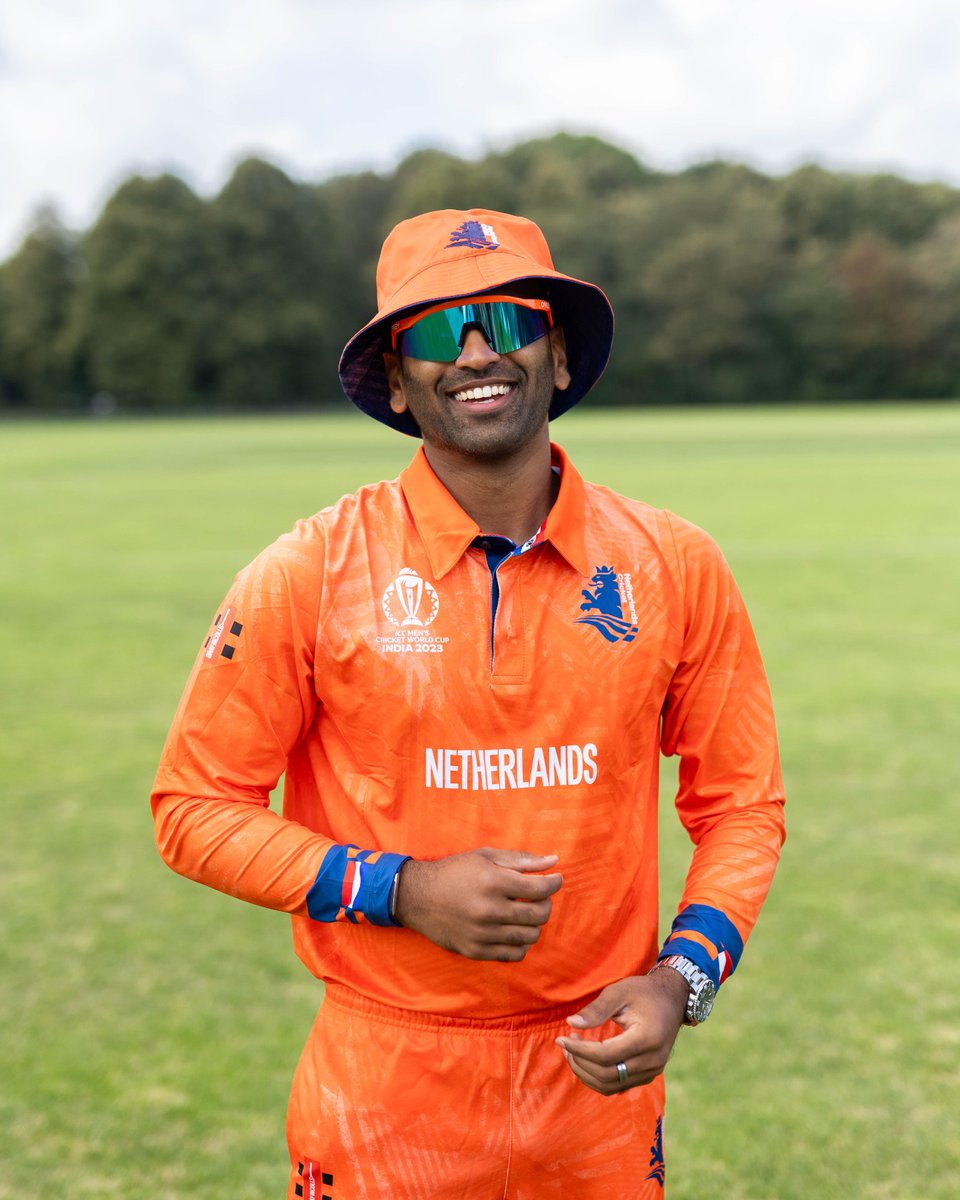 Kit reveal throwback ⏪ As we get ready to reveal our new Netherlands and Scotland shirts for T20 World Cup this week, let's revisit our @kncbcricket shoot from 2023. #crickettwitter