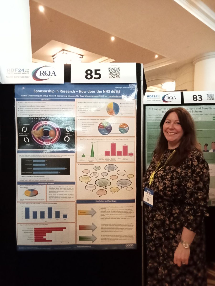 Lorraine Jacques, Group Research Sponsorship Manager, <a href="/RWTResearch/">RWT R&D</a> <a href="/RWT_NHS/">The Royal Wolverhampton NHS Trust 🏥</a>  is sharing her sponsorship insights at the RD Forum conference. #RDF24