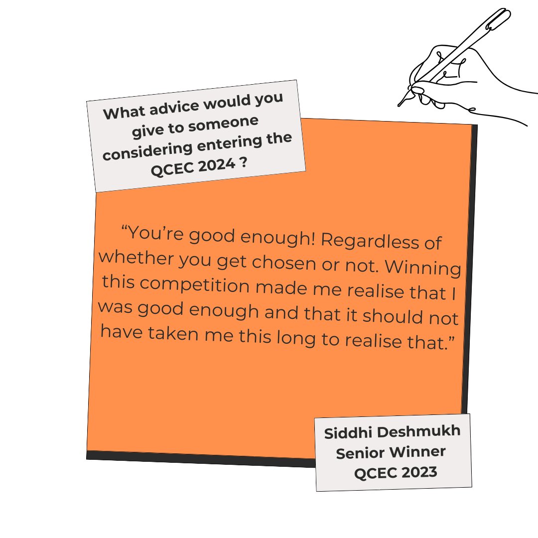 You have ONE final day to submit to #QCEC2024! Don’t miss out on this fantastic opportunity to have your voice heard and be read across the globe!  Submit your entry: royalcwsociety.org/essay-competit… by 23:59 BST on 15 May!
