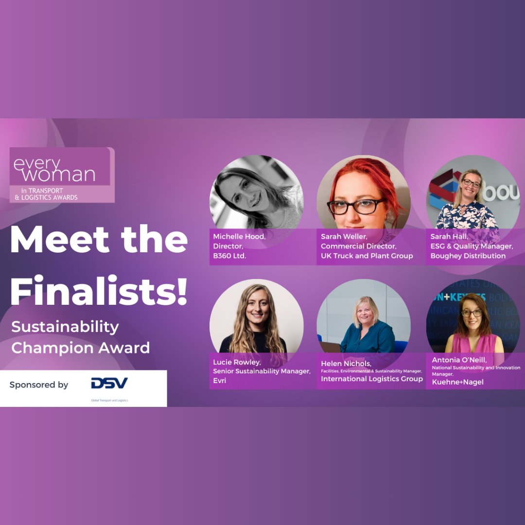 We are thrilled to announce that our Commercial Director Sarah @femalespanner is a finalist for the 𝗦𝘂𝘀𝘁𝗮𝗶𝗻𝗮𝗯𝗶𝗹𝗶𝘁𝘆 𝗖𝗵𝗮𝗺𝗽𝗶𝗼𝗻 𝗔𝘄𝗮𝗿𝗱 category at this year’s @everywomanUK in Transport & Logistics Awards! 🎉 #ewTLAwards #WomeninTransport #WomeninLogistics