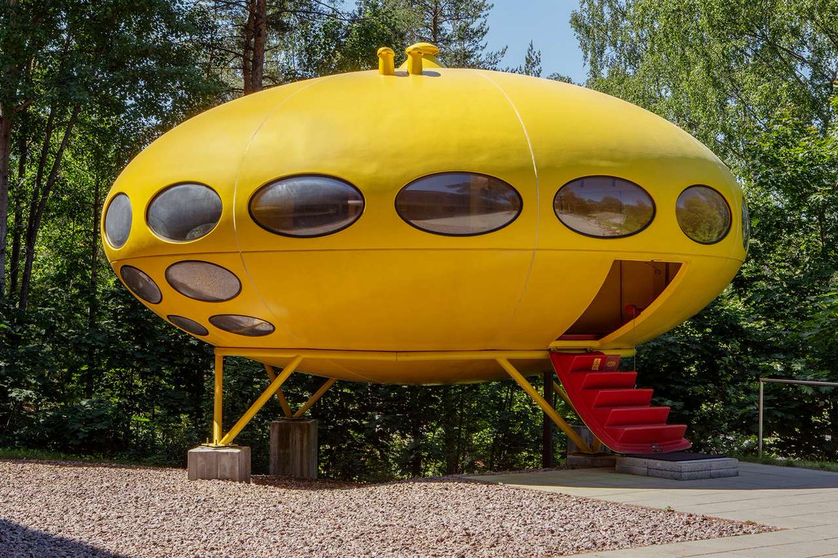 The first 'Futuro' house to have built can be visited from May 14th to September 15th at the WeeGee Exhibition Centre in Espoo:
 discoveringfinland.com/destination/ex… 
Discover more of the many charms in Espoo, Helsinki's near neighbour: 
discoveringfinland.com/metropolitan-a…