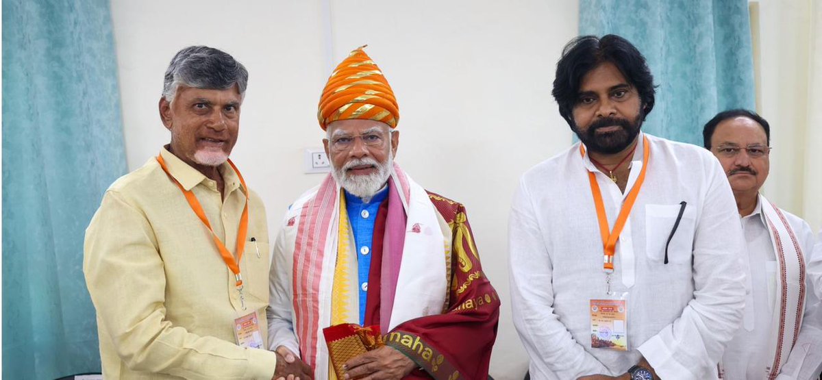 I joined the Hon’ble Prime Minister @narendramodi Ji in Varanasi today as he filed his nomination. May the country continue to prosper under his leadership.