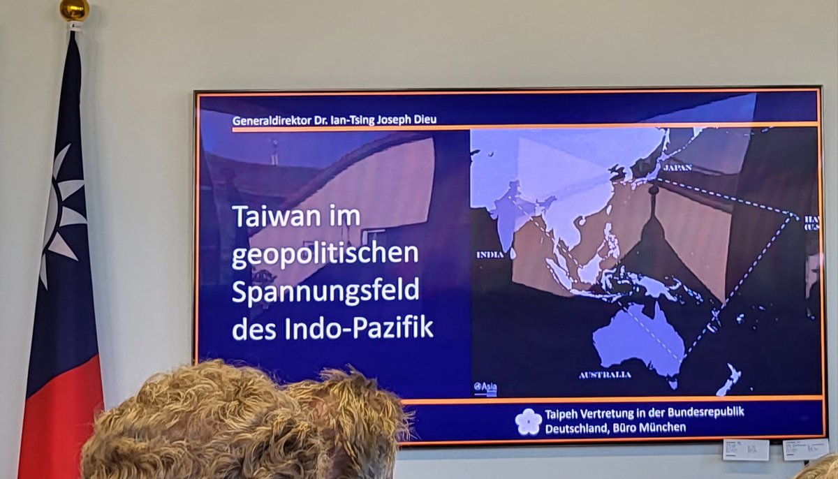 Junge GSP München (inaktiv) (@jgsp_muenchen) on Twitter photo Wir waren gestern mit dem <a href="/asp_csu/">ASP</a> zu Gast im Münchner Büro der Taipeh-Vertretung in der Bundesrepublik Deutschland. Ein sehr spannender Abend mit hervorragenden Einblicken durch Herrn Generaldirketor Dr. Dieu. Vielen Dank alle Beteiligten! #Taiwan <a href="/TAIWANatGERMANY/">Taiwan in Deutschland</a> <a href="/GSPMuenchen/">GSP München-Starnberg</a> Wir waren gestern mit dem <a href="/asp_csu/">ASP</a> zu Gast im Münchner Büro der Taipeh-Vertretung in der Bundesrepublik Deutschland. Ein sehr spannender Abend mit hervorragenden Einblicken durch Herrn Generaldirketor Dr. Dieu. Vielen Dank alle Beteiligten! #Taiwan <a href="/TAIWANatGERMANY/">Taiwan in Deutschland</a> <a href="/GSPMuenchen/">GSP München-Starnberg</a>