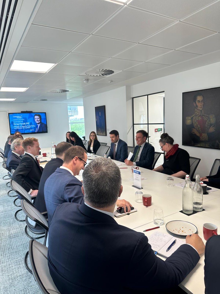 🤝 Thank you to @Canning_House for the chance to speak to businesses and officials from 🇬🇧 and Latin America this morning. We've already opened up around £1.3bn of new opportunities with the region and I'm eager to keep fostering even more trade between us 📈