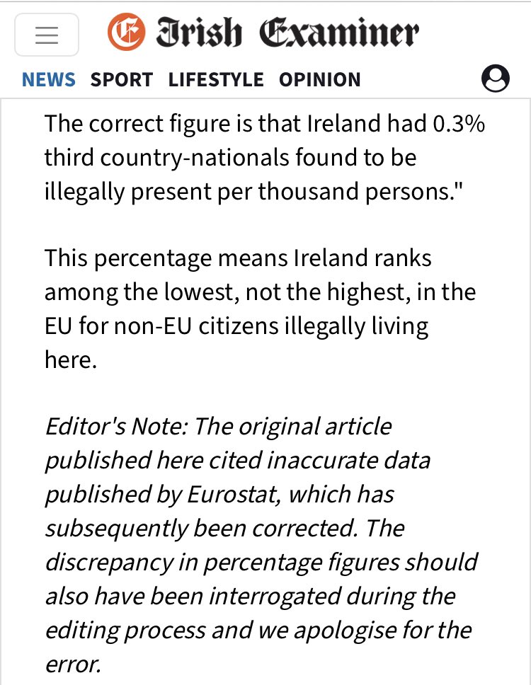 Are you a right wing newspaper & like flirting with far right politics? ▫️A very large & strange % appears in the stats on migrants. Do you accept it or check it, as it’s weird? With the Examiner, it’s boost the candidates running on racism first, ask questions later: