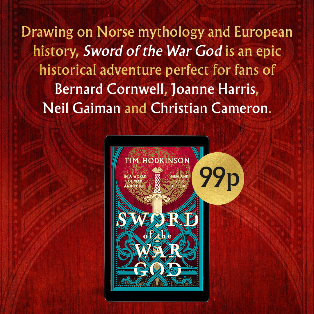 'An exhilarating, epic journey' ⭐⭐⭐⭐⭐ 'Epic and spellbinding... epic is an understatement' ⭐⭐⭐⭐⭐ #SwordOfTheWarGod by @TimHodkinson is currently just 99p in eBook! Grab your copy now ⚔️ amzn.to/3K7a5Yh