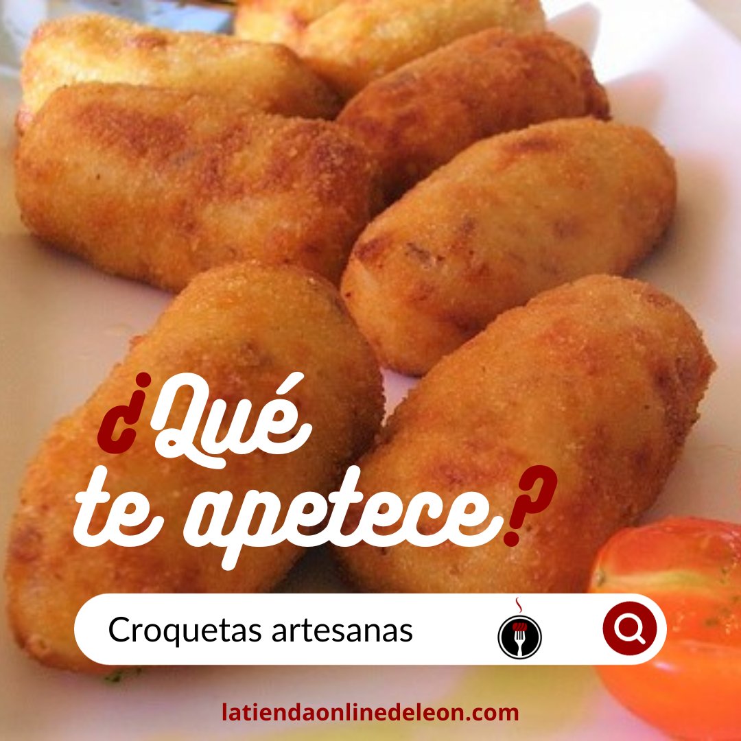 😁Queremos compartir contigo la magia de nuestras #croquetas #caseras. Con cada bocado, te transportarás a la comodidad del hogar y al #sabor auténtico de la cocina #tradicional.

latiendaonlinedeleon.com/es/comprar-cro…