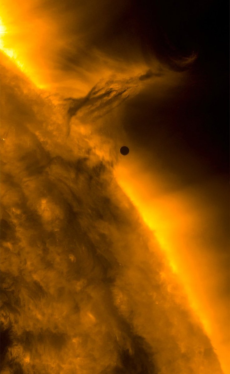 Incredible view of Mercury against the background of the Sun Credit: ESA/NASA/Solar Orbiter/EUI Team