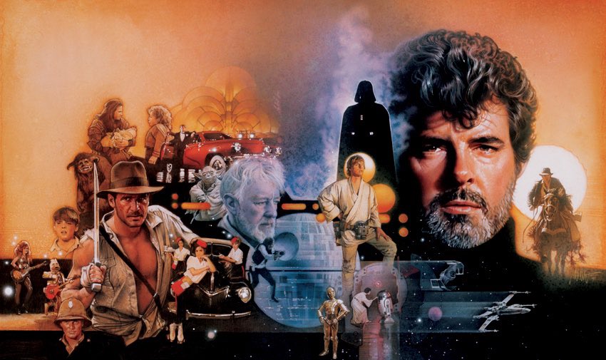 Wishing the happiest of birthdays to George Lucas, whose dreams and creative visions have inspired my own since childhood.