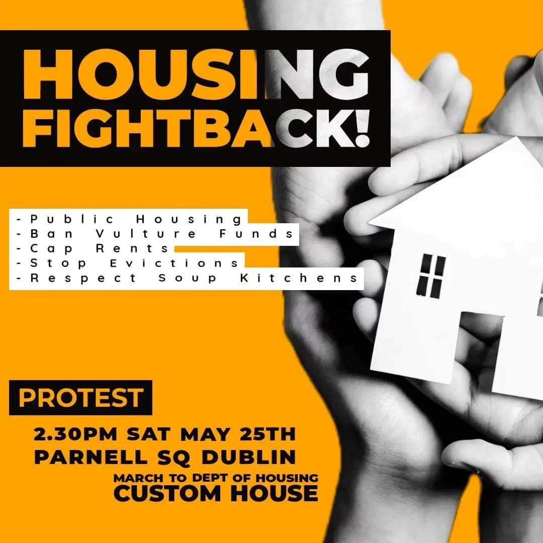 Tenants facing eviction have united with community, worker, student groups along with soup kitchens and homeless outreach to call a housing protest on the 25th of May. Please share and support! #housingcrisis #homesforall #banevictions