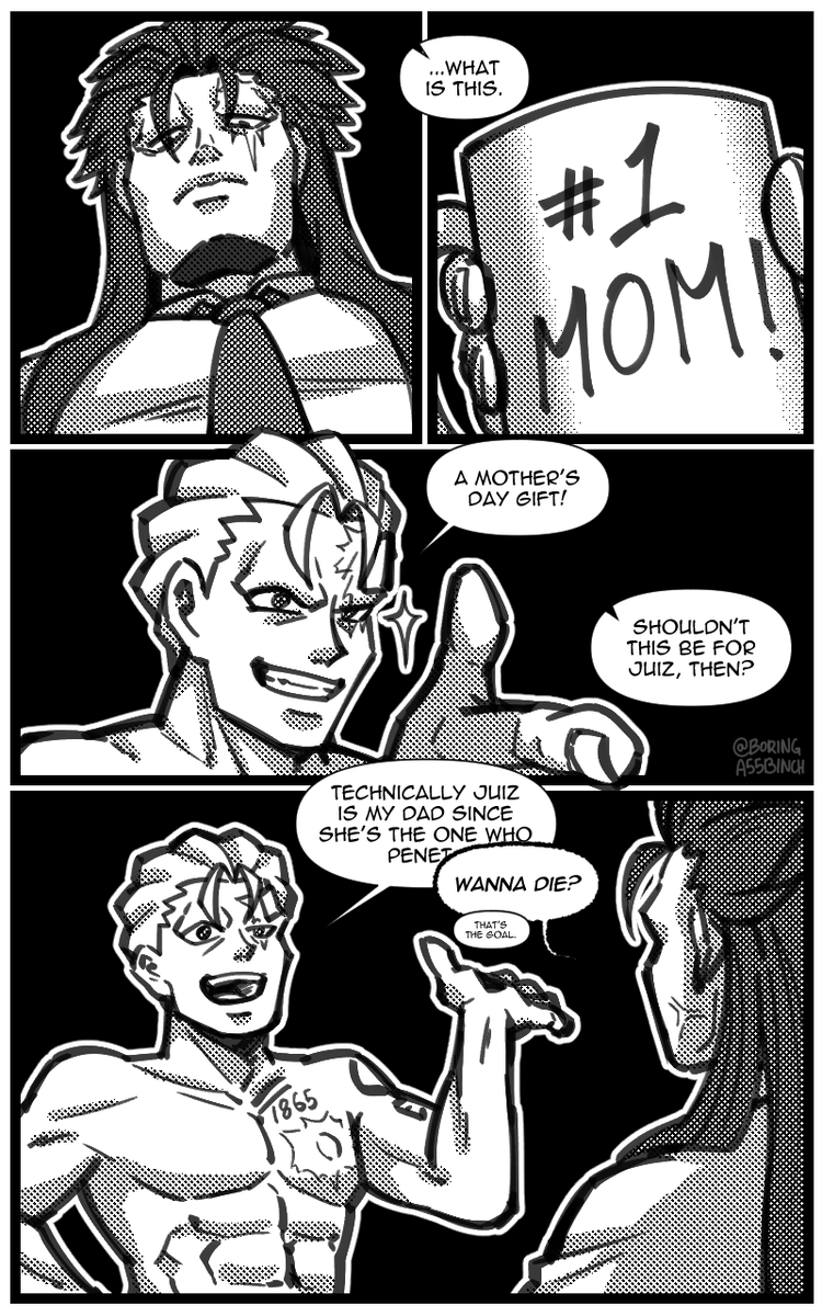 he's not wrong... #undeadunluck #アンデラ　 i only got this idea after mother's day but whatever, time is a social construct