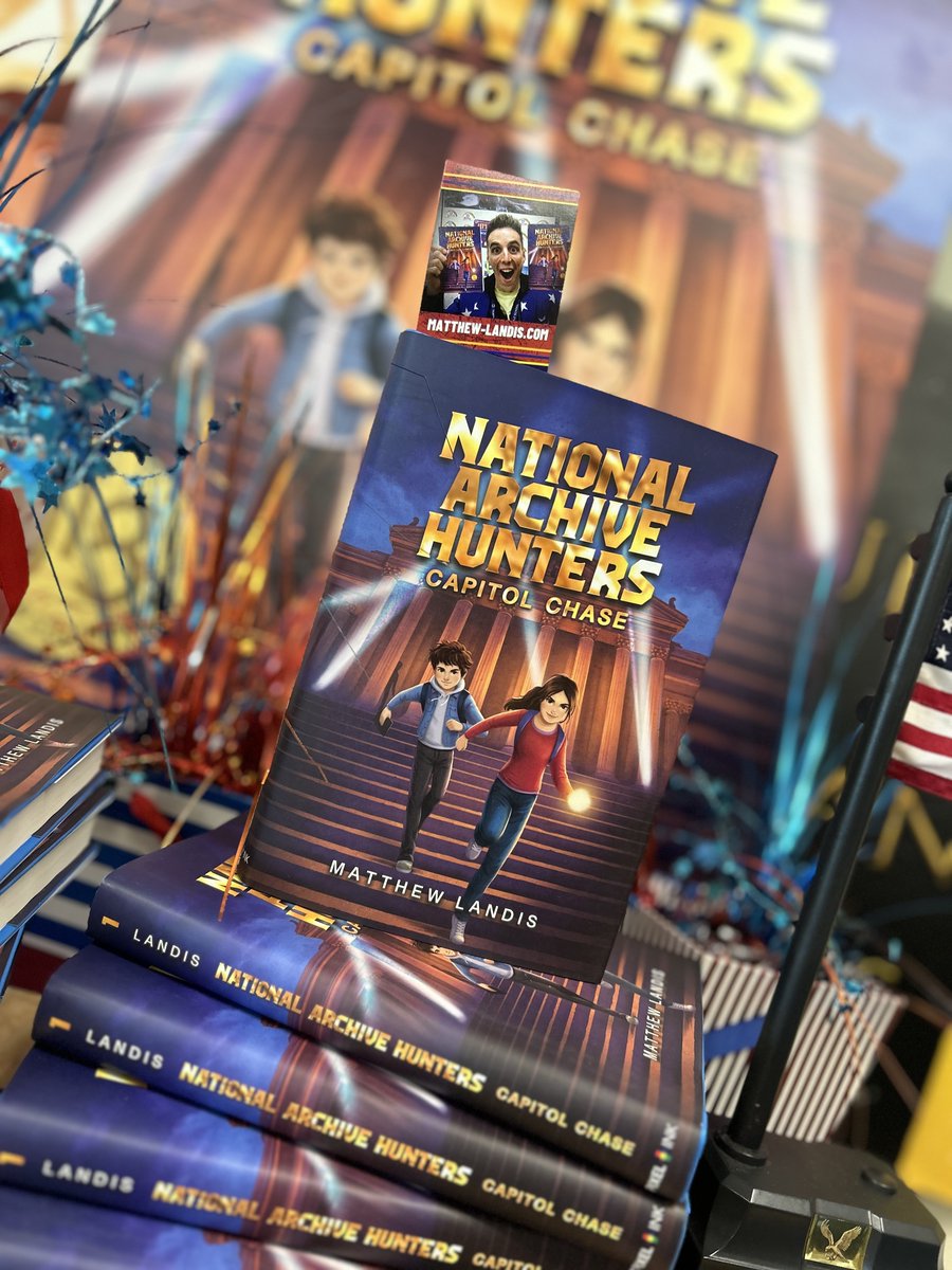 🎉Release day. 🚨Join me for the start of a kid's adventure series steeped in history, destined to get Nicholas Cage out for a third movie. 🔎NATIONAL ARHIVE HUNTERS is in stores TODAY. @PixelandInkBks @penguinrandom @alioop7 @Jarrett_Lerner @JamesPonti @leverus @JGiesberg