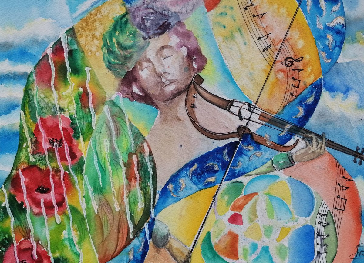 Good afternoon my dear fam
Check out my unique watercolors
Artwork on @KreatePlatform
What happen in the mind of violonist when he plays his violon?
One edition
In the mind of violonist
Price : 110 ADA
Link : 
kreate.art/artwork/65b0d3…
#nftfarnazpishro
#CardanoCommunity
#kreate