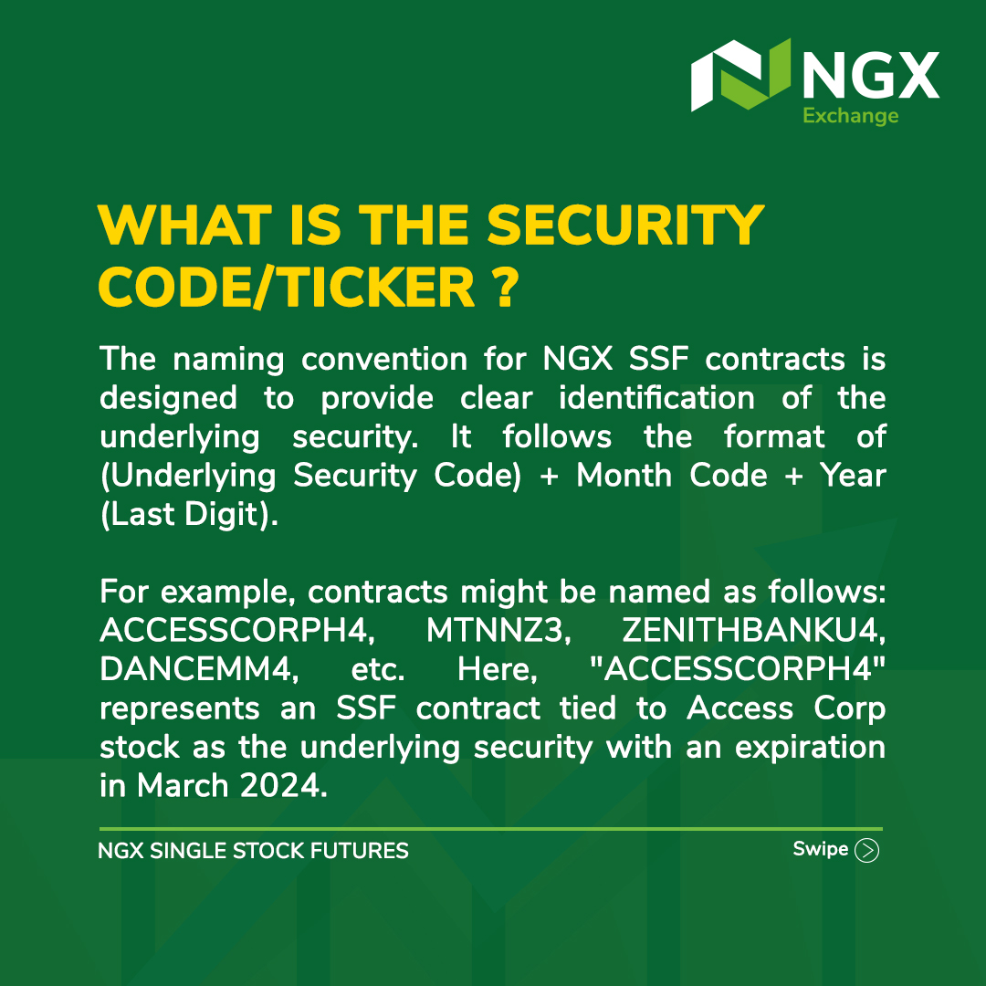 ngxgrp's tweet photo. Did you see our last post on NGX Single Stock Futures?
Here are a few more things you should know about the Exchanges strategy to deepen the liquidity and efficiency of the derivatives market.
#NGXDerivatives #NGXSSFS https://t.co/HYN1zsS8tE