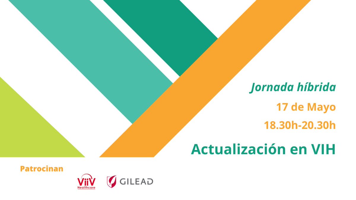 FARUPEIB (@farupeib) on Twitter photo 🖋️ Jornada híbrida-> Actualización en VIH
📅 Este viernes 17 mayo 18'30h a 20'30h
👉 i.mtr.cool/umwjxodbih
🏠Sede <a href="/AMBalear/">AcadèmiaMèdicaBalear</a>
Modera <a href="/bielmercadal1/">Biel Mercadal</a> / Hospital Mateu Orfila
Ponentes
▶️ <a href="/adriacurran/">Adrià Curran</a>
▶️<a href="/joaquinserlo/">joaquin ignacio serrano lopez de las hazas</a>
▶️Melcior Riera de <a href="/MIRSonEspases/">Medicina Interna - Hospital Son Espases</a>
▶️María Gómez de <a href="/elfarodehuse/">Farmacia Son Espases</a> 🖋️ Jornada híbrida-> Actualización en VIH
📅 Este viernes 17 mayo 18'30h a 20'30h
👉 i.mtr.cool/umwjxodbih
🏠Sede <a href="/AMBalear/">AcadèmiaMèdicaBalear</a>
Modera <a href="/bielmercadal1/">Biel Mercadal</a> / Hospital Mateu Orfila
Ponentes
▶️ <a href="/adriacurran/">Adrià Curran</a>
▶️<a href="/joaquinserlo/">joaquin ignacio serrano lopez de las hazas</a>
▶️Melcior Riera de <a href="/MIRSonEspases/">Medicina Interna - Hospital Son Espases</a>
▶️María Gómez de <a href="/elfarodehuse/">Farmacia Son Espases</a>