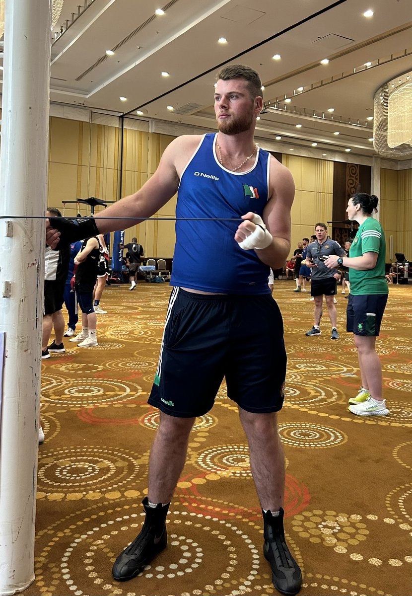 @IABABOXING preparatory multi nations sparring camp in Hua Hin, Thailand. Amazing what you can do with a ballroom @sheratonhotels Thanks to @sportireland for supporting this camp through Paris Impact funding #RoadToParis2024 🇮🇪💚🥊🏹