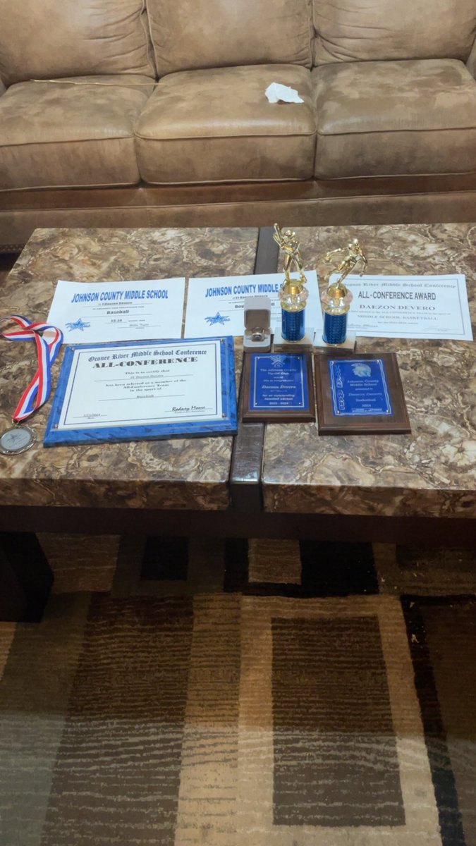 8th grade sports complete ✅
All Conference Award Basketball ✅
Offensive Award Basketball✅
All Conference Award Baseball ✅
Defensive Award Baseball ✅
Oconee River Middle School Conference 23 - 24 Champions