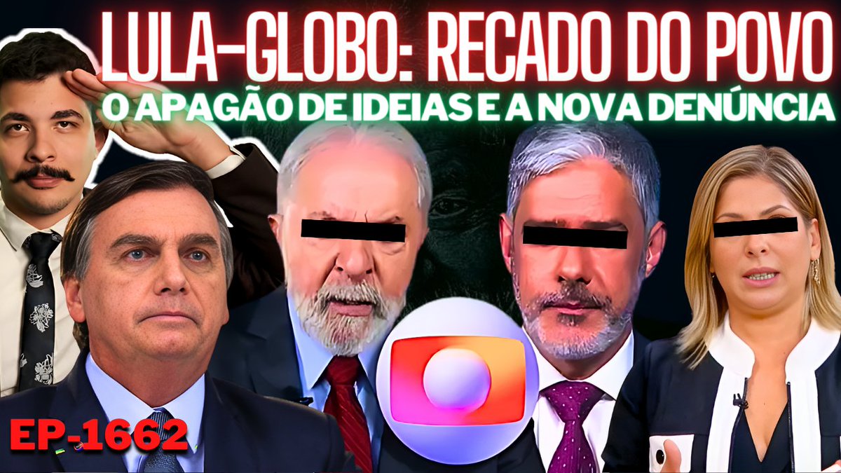 Lula RECEBE Recado do POVO e GLOBO Fica Em SITUAÇÃO Delicada + O Apagão de Ideias e a NOVA DENÚNCIA.
youtu.be/DvgmHRAUo5g