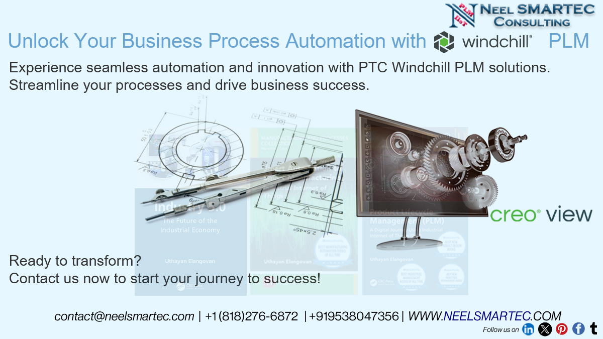 Transform your #business with @Neelsmartec's expert #PLM services. From @PTC @PTC_Windchill implementation to optimization, we've got you covered. Elevate your productivity and innovation today! #PLM #Automation #ROI #ROV #NPD #neelsmartec neelsmartec.com/2023/06/26/win…
