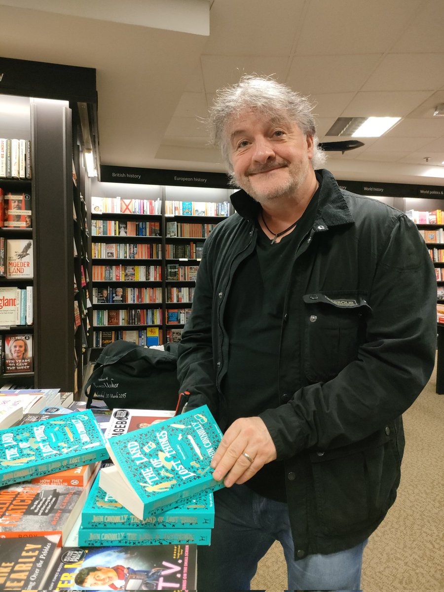 @jconnollybooks popped in today to sign some stock - we didn't have very much so come get some extremely exclusive books! He was a delight - we have done Very Cool bookmarks from him too