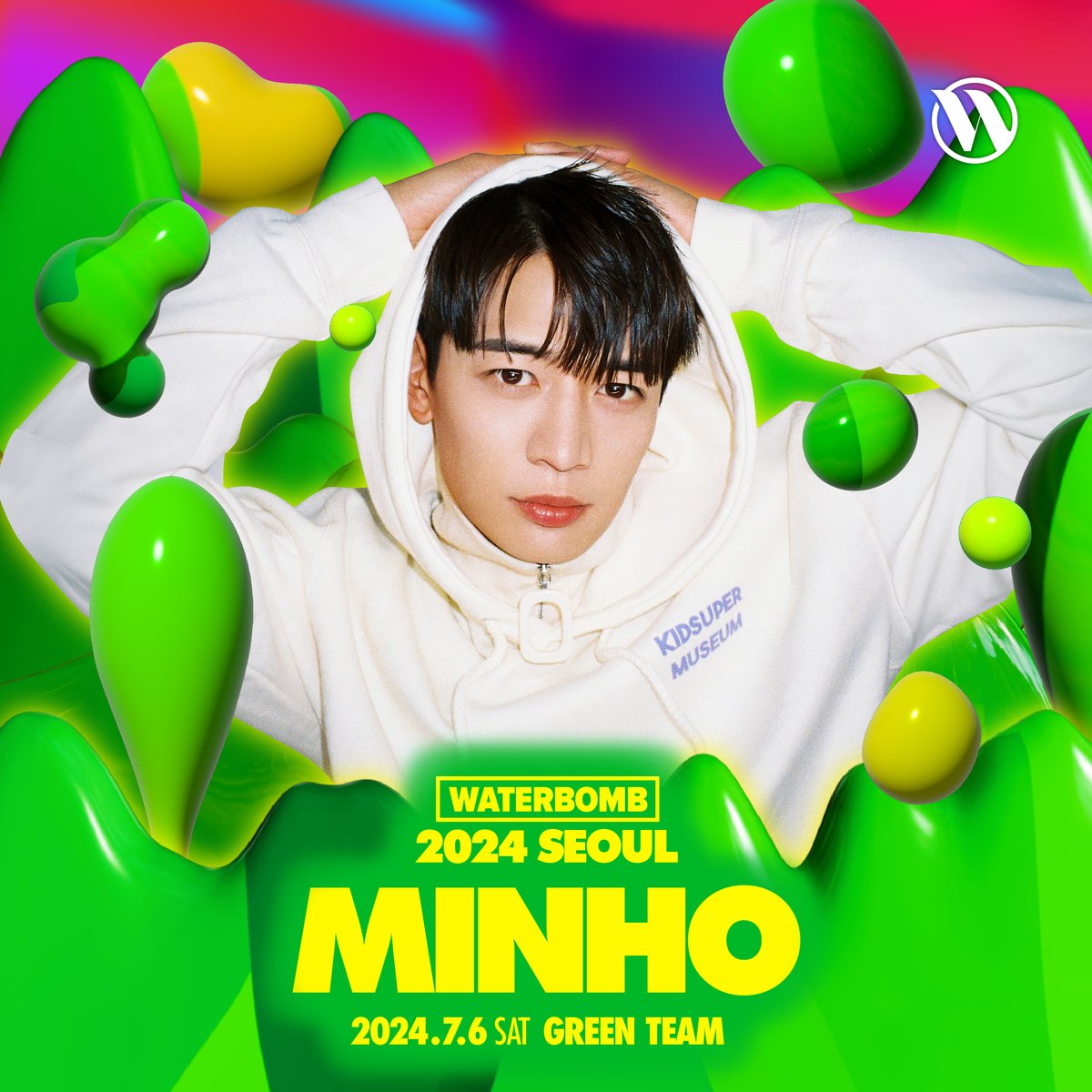 불꽃 카리스마 민호 워터밤 등장🔥 에너지 넘치는 민호의 무대 Can’t wait! 🟢GREEN TEAM l 7.6(SAT) WATERBOMB SEOUL 2024 ✅날짜 : 2024년 7월 5일(금) ~ 7일(일) ✅티켓 구매 : waterbombfestival.com/ticket-seoul 📌유의사항 *각 회차의 티켓이 매진되면, 별도 공지 없이 자동으로 가격이 상승된 다음…