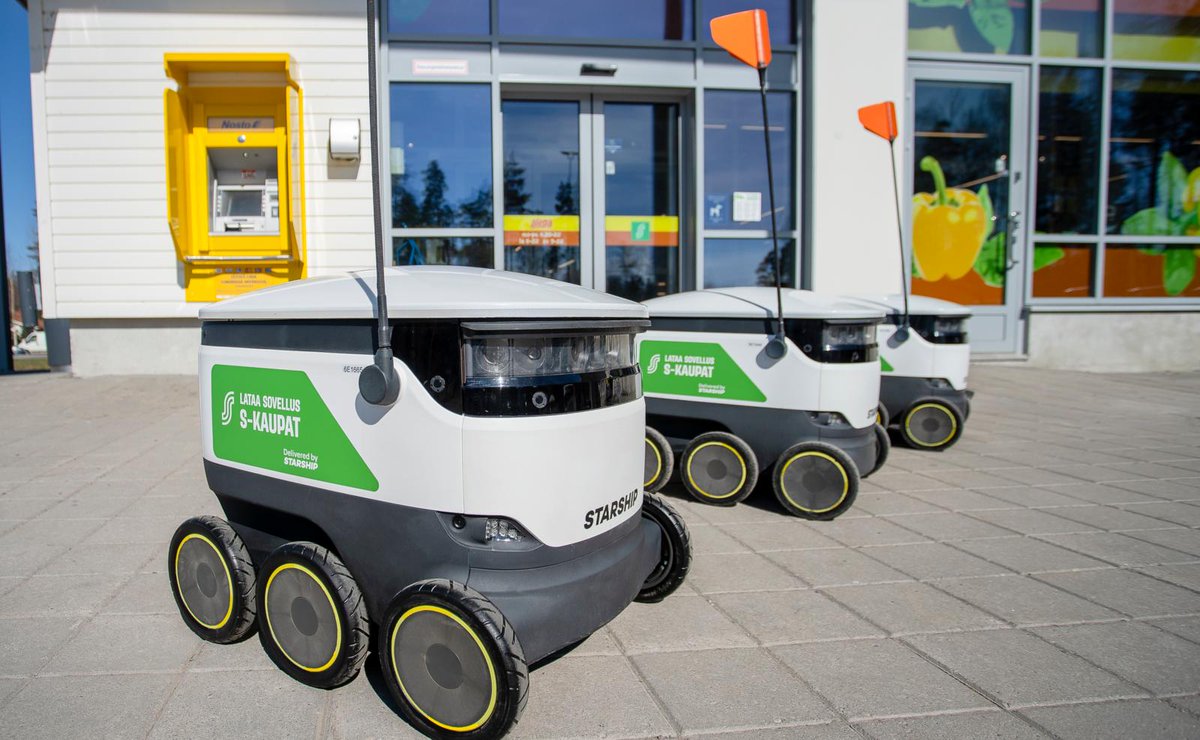 🚀 Celebrating 1 year with @sryhma in Finland! Our robots have made over 150,000 deliveries and we’re expanding to 100+ more stores this summer. Here’s to innovation and sustainability! 🌍

#RobotDelivery #AutonomousRobot #LastMileDelivery 

More: tinyurl.com/FinlandLaunch