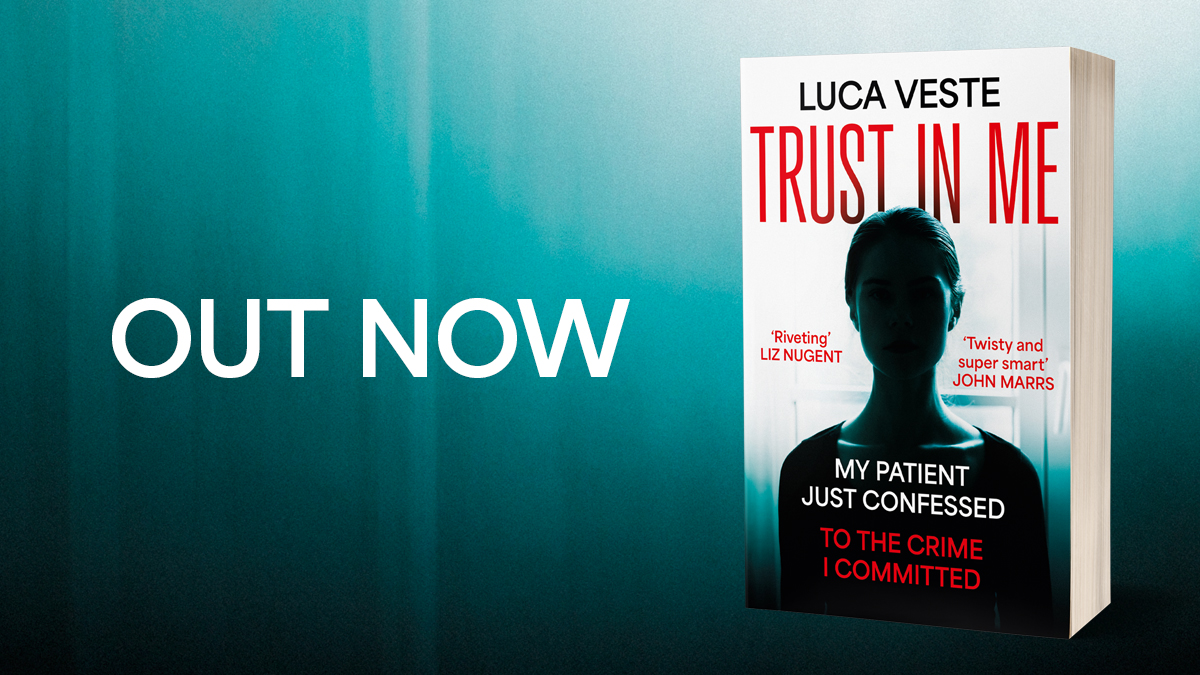 'Everything you want in a compelling psychological thriller' JOHN MARRS 'Nerve-shredding' DOUG JOHNSTONE Trust In Me by @lucaveste is out in paperback TODAY! Don't miss out on grabbing this edge of your seat thriller, shop the paperback now: brnw.ch/21wJKZz