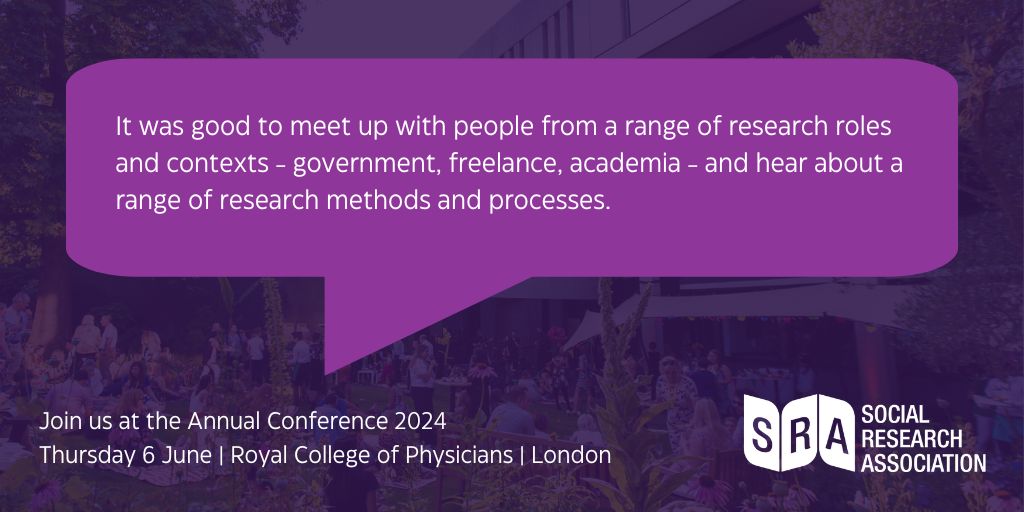 We had some amazing feedback from last years conference. Make sure you're part of the experience this year. Book tickets now: bit.ly/4bqhKg2 #SRAConf24