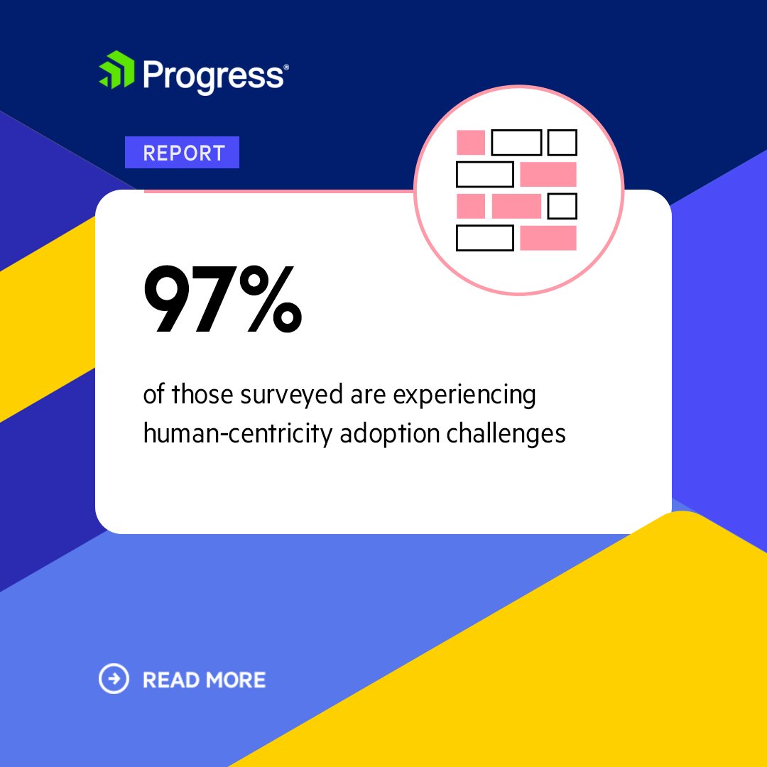 ProgressSW's tweet image. Enhancing the standards for human-centric software development is not only good business practice, it’s also the right thing to do. We sought to understand the challenges and opportunities of embracing human-centric software development.
Full survey 👇
prgress.co/3JZpOZD