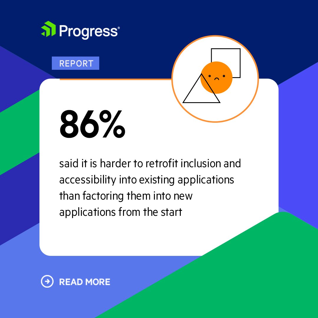 ProgressSW's tweet image. Enhancing the standards for human-centric software development is not only good business practice, it’s also the right thing to do. We sought to understand the challenges and opportunities of embracing human-centric software development.
Full survey 👇
prgress.co/3JZpOZD