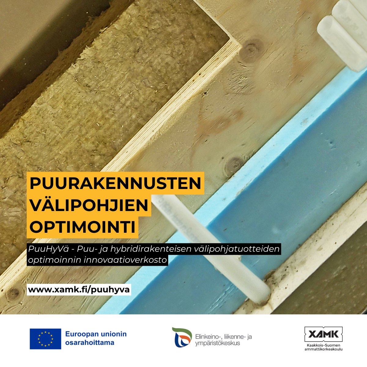 Hankekokonaisuudessa mukana Xamk, Tampereen yliopisto, Karelia Ammattikorkeakoulu ja Luonnonvarakeskus kukin omilla hankkeillaan.

@LukeFinland @Karelia_amk @TampereUni #innoverkostot #puuHyVa #puurakentaminen #woodbuilding #rakennesuunnittelu #EU #EUntuella #Savonlinna #Xamk