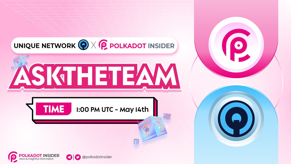 🚨 Happening TODAY at 1pm UTC 🚨 Join us, @AleksandaMitro1 and @CharuSethi in 2️⃣ hours with @PolkadotInsider to chat Cross-Chain NFTs (NFT XCM) and the future of #NFTs on Polkadot 💫 📍 Set a reminder here so you don’t miss out: x.com/i/spaces/1nake… Have any questions for