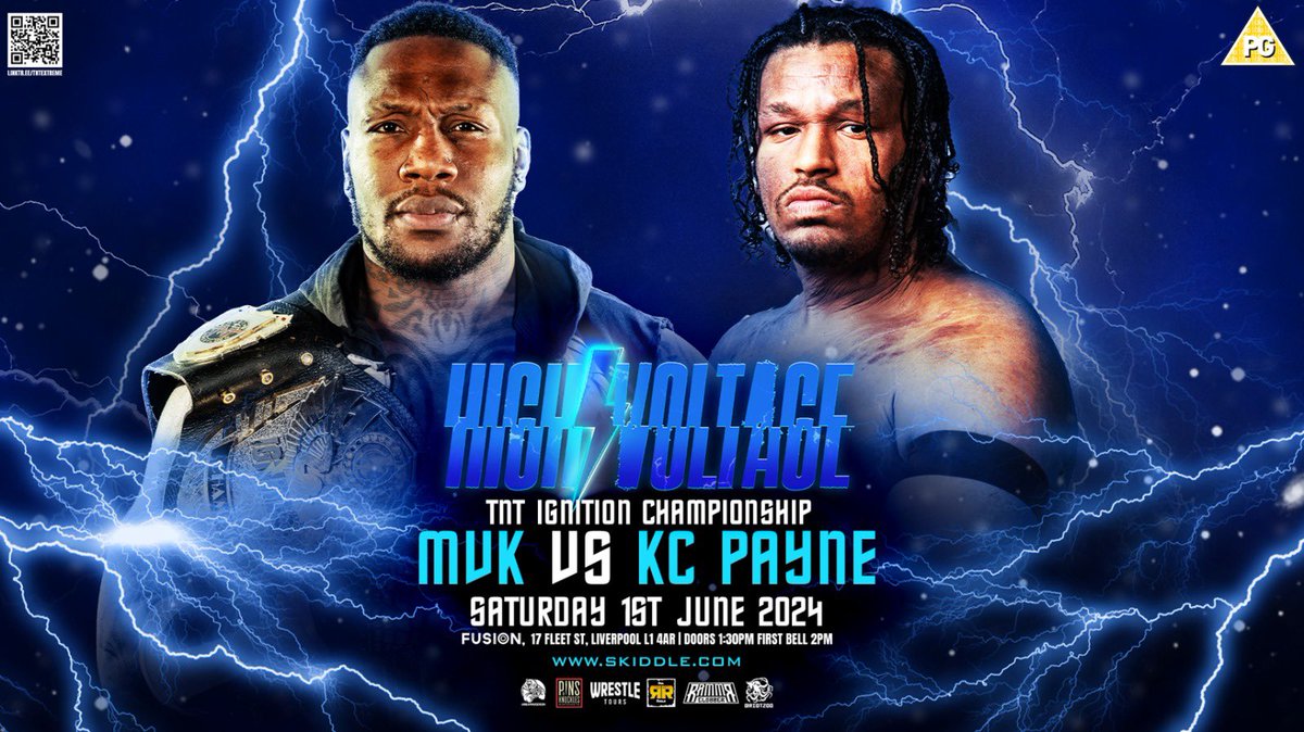 ⚡️ HIGH VOLTAGE ⚡️ The fight is on! The Most Valuable Killer @valkabious90 defends his TNT IGNition Championship against rising star and a man with everything to prove and nothing to lose, the Payneking @TheKCPayne on June 1st 🎟️ GET YOUR TICKETS HERE 🎟️ skiddle.com/whats-on/Liver…