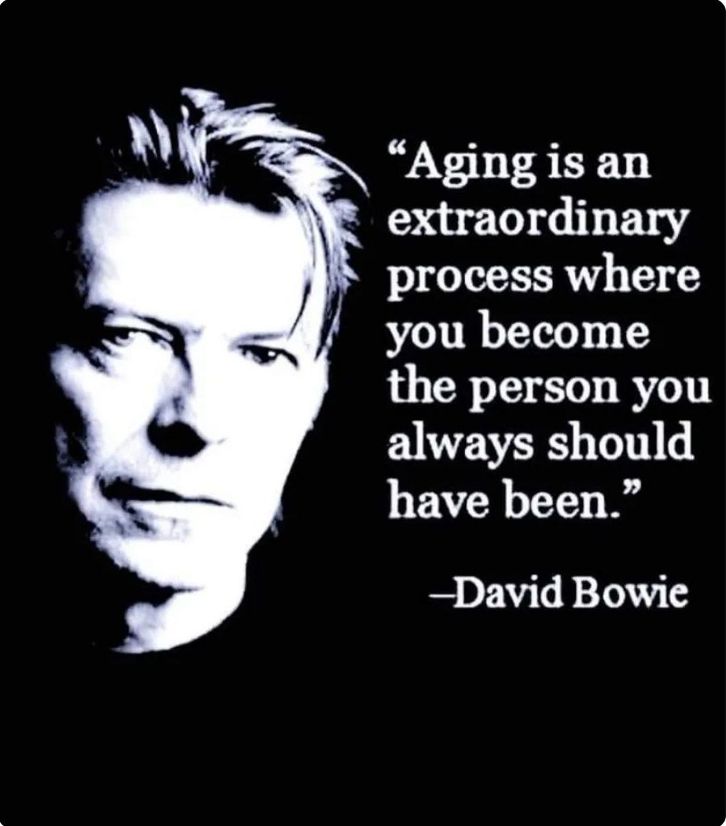 Wisdom. #davidbowie #aging #RTkristenohsogood1