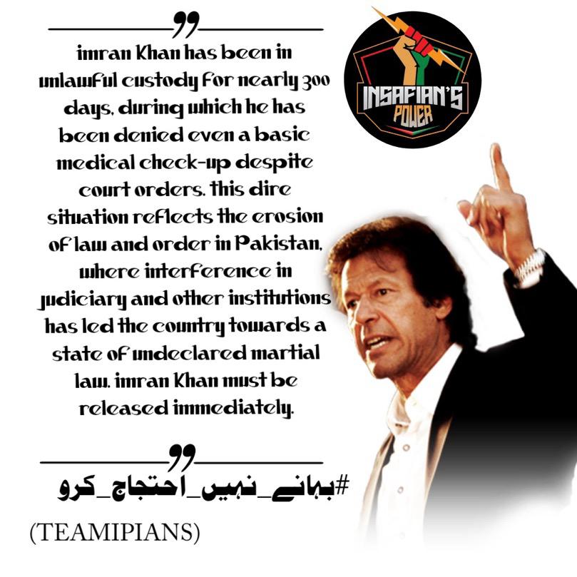 As a leader, Imran Khan reminds us that hope is not just an abstract concept but a tangible force for good
@TeamiPians
#بہانے_نہیں_احتجاج_کرو