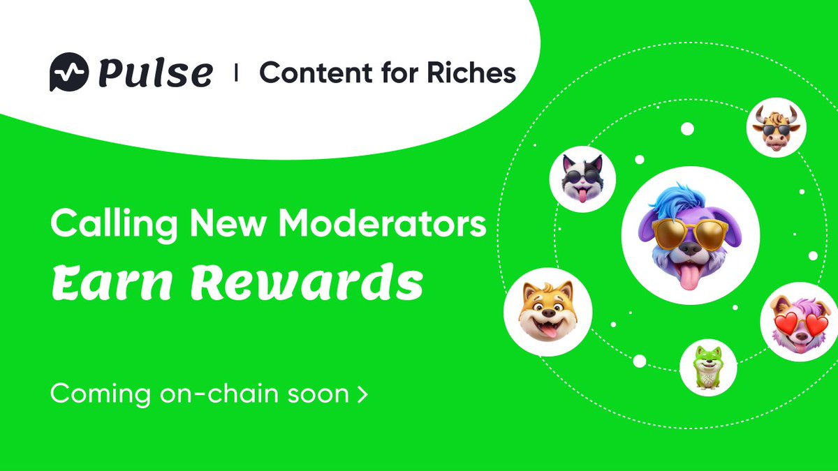 🌟 Calling all #Pulse community members! 📢 Starting May 15th, YOU can lead the charge in content curation as a Pulse moderator. Revel in the thrill of earning rewards and be among the first to experience our Collaborative Filtering Cast, debuting May 17th! 🚀 But that's not