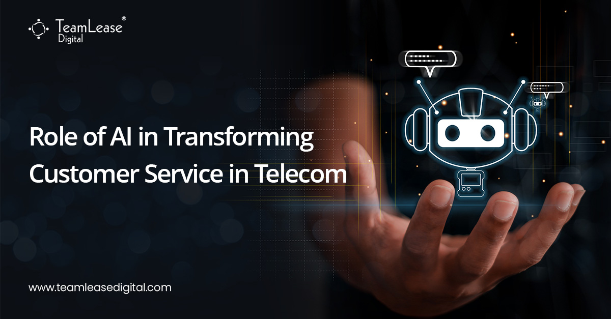 The application of AI in telecom is emerging as a game changer and reshaping the landscape of customer service. 

Read the blog to gain more insights: bit.ly/3UJmaI6

#ai #telecom #artificialintelligence #ml #machinelearning #nlp #staffing #techstaffing #itstaffing #tech