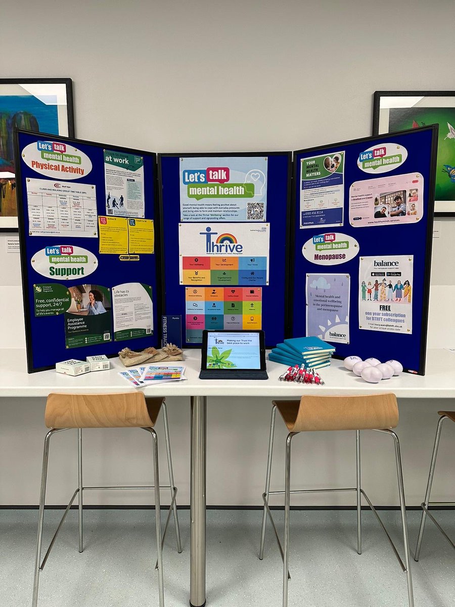 Come and meet the team in the Staff Lounge at St Luke’s Hospital today! Chat about all things Thrive and mental health! ⁦⁦@BTHFT⁩